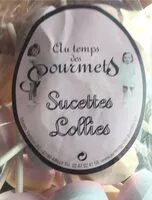 Mängden socker i Sucettes lollies