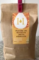 Mängden socker i Poudre de noistte brute déshuilée