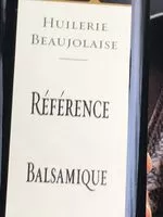 Mängden socker i Reference balsamique