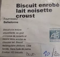 Mängden socker i Crousti choc noisette - vrac