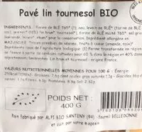 Mängden socker i Pave lin tournesol bio