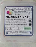 Mängden socker i Sorbet pêche de vigne