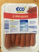 Mängden socker i 6 Merguez