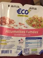 Mängden socker i Allumette fumées qualité supérieure
