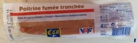 Mängden socker i Poitrine fumée tranchée (4 Tranches)