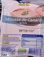 Mängden socker i Mousse de canard au Porto