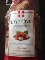 Mängden socker i Cric crac noisettes