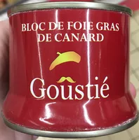 Mängden socker i Bloc de foie gras de canard