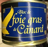 Mängden socker i Bloc de foie gras de canard