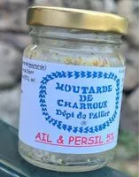 Mängden socker i Moutarde de Charroux - Ail et persil 5%