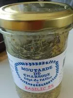 Mängden socker i Moutarde de charroux basilic