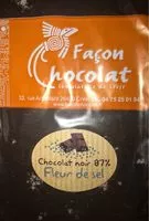 Mängden socker i Tablette chocolat noir 87%