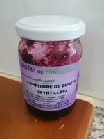 Mängden socker i Confiture de myrtilles