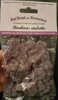 Mängden socker i Bonbon saveur violette