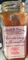Mängden socker i Abricots rouges du Roussillon