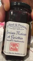 Mängden socker i Cerises noires et griottes