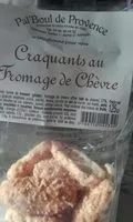 Mängden socker i Craquants au fromage de chèvre