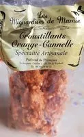 Mängden socker i Croustillants Orange-Cannelle