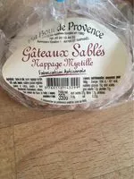 Mängden socker i Gateaux sablés nappage myrtille