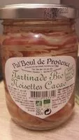 Mängden socker i Tartinade bio noisettes cacao