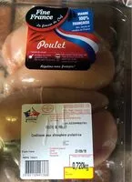 Mängden socker i Filets de poulet