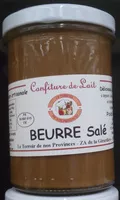 Mängden socker i Confiture de Lait Beurre Salé
