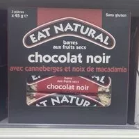 Mängden socker i Barres aux fruits secs avec canneberges et noix de macadamia