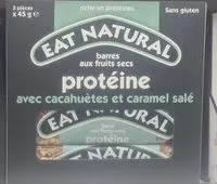 Mängden socker i Barres aux fruits secs avec cacahuètes et caramel