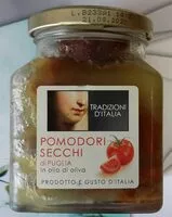 Mängden socker i Tomates séchées huile d'olive Tradizioni d'Italia