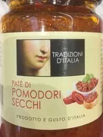 Mängden socker i Paté di pomodori secchi