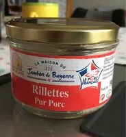 Mängden socker i Rillette pur porc