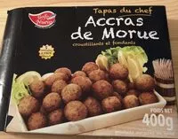 Mängden socker i Accras de morue