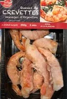 Mängden socker i Queues de crevettes sauvages d'argentine