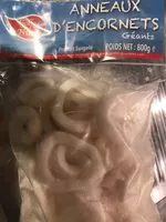 Mängden socker i Anneaux d'encornets géants