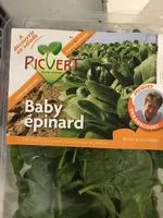 Mängden socker i Le Baby Epinard