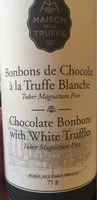 Mängden socker i Bonbons de chocolat à la truffe blanche