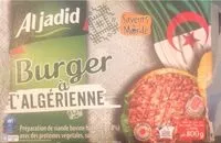Mängden socker i Burger à l’Algerienne