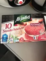 Mängden socker i 10 steaks haches pur boeuf