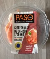 Mängden socker i Chiffonnade de jambon serrano