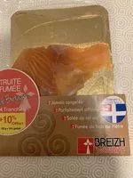 Mängden socker i Truite fumee de Bretagne