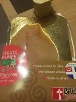 Mängden socker i Truite de Bretagne BIO Fumée 4 Tranches 120g