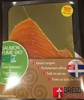 Mängden socker i Saumon Fumé BIO 4 Tranches 120g