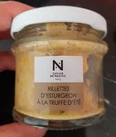 Mängden socker i Rillettes d'esturgeon à la truffe d'été
