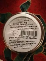 Mängden socker i Caviar