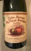 Mängden socker i Cidre fermier de haute bretagne