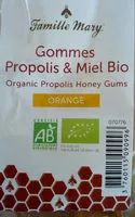 Mängden socker i Gommes miel et propolis bio