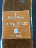 Mängden socker i Pain d'épices au miel nature