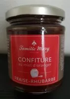 Mängden socker i Confiture au miel d'oranger, fraise-rhubarbe