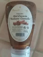 Mängden socker i Miel  d'acacia badine, cannelle