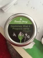Mängden socker i Gomme miel et propolis verte
